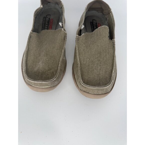 Skechers Mens Relaxed Fit Memory Foam 10.5 Slip-On Loafers Superior Milford Tan - Picture 3 of 12